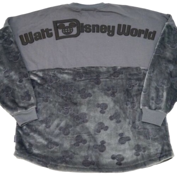 Disney Tops - Disney Parks Walt Disney World Mickey Embossed Velour Spirit Jersey XL